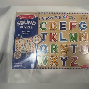 Melissa & Doug Alphabet Sound Puzzle - Vibrant Colors